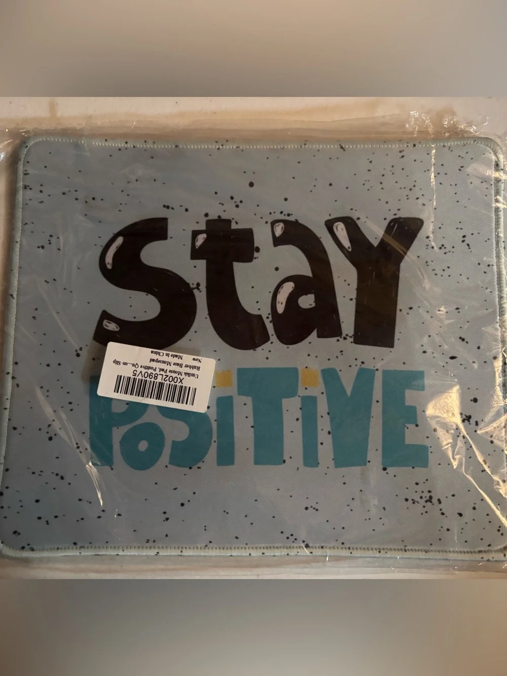 NEW “Stay Positive” Mouse Pad – Non-Slip Computer Mouse Pad